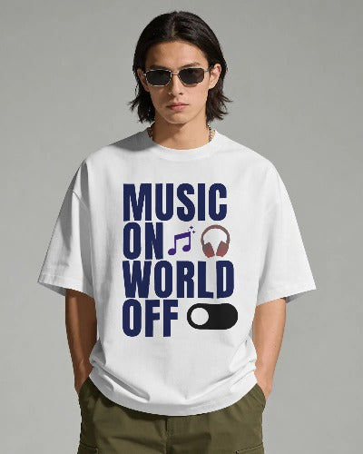 'Music sign in'    unisex T-Shirt for men and women